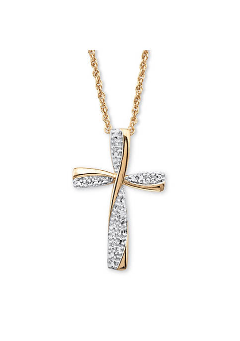 Palm Beach Jewelry Diamond Accent 18k Gold over