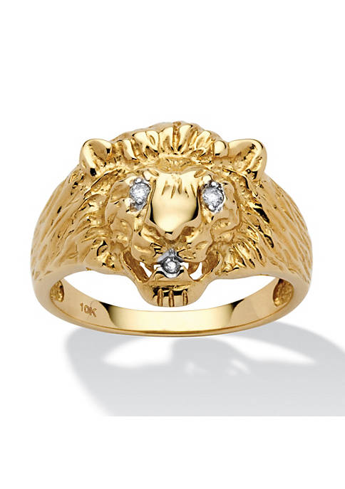 Palm Beach Jewelry Mens Diamond Accent 10k Yellow