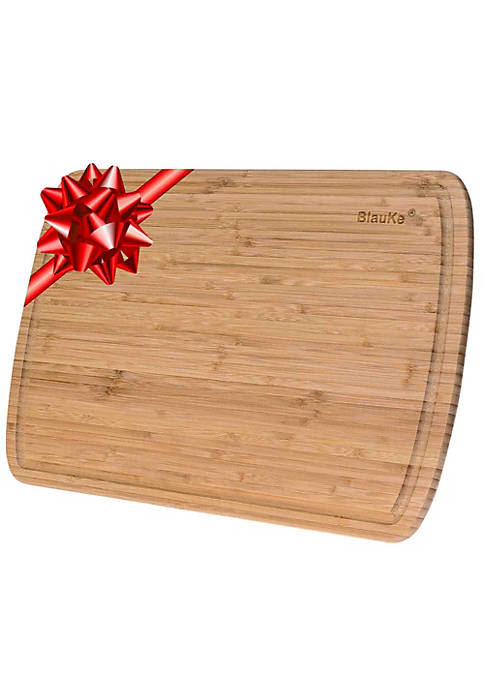 BlauKe Extra Large Bamboo Cutting Board, 18x12 Inch