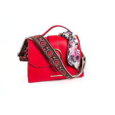 Art Tribute Red Vintage Handbag Strap & Purse Strap Replacement-Guitar Strap Style