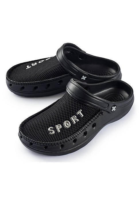 Roxoni Mens Rubber Sport Clogs with Breathable Mesh