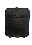 A.Saks 17" Expandable Upright Under the Seat Carry on (Black)