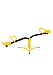 360 Degree Outdoor Kids Spinning Seesaw Playground Swivel Teeter Totter for Backyard Kids 3 10 Years Yellow