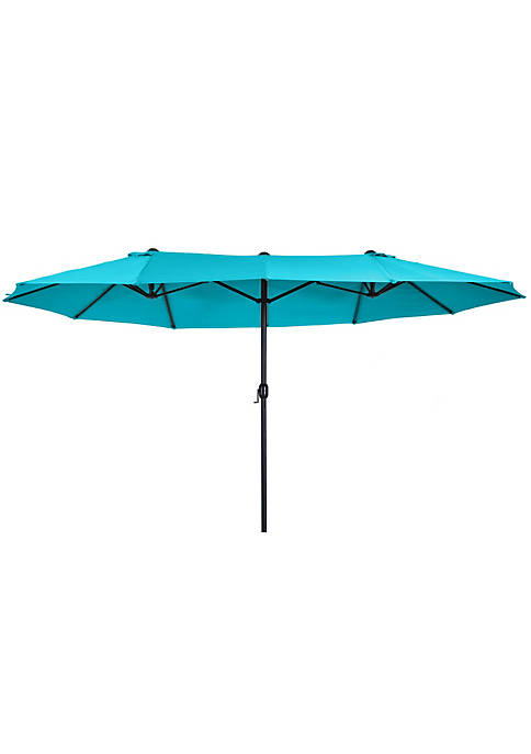 Outsunny 15ft Patio Umbrella Double Sided Outdoor Market