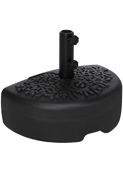 Outsunny Half Round Umbrella Base Sand or Water