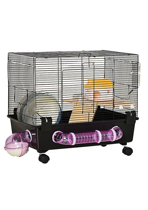 PawHut Multi tier Hamster Cage Small Animal Habitat