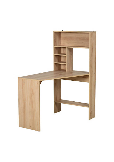 ​HOMCOM ​Nordic Style Computer Desk with Hutch and