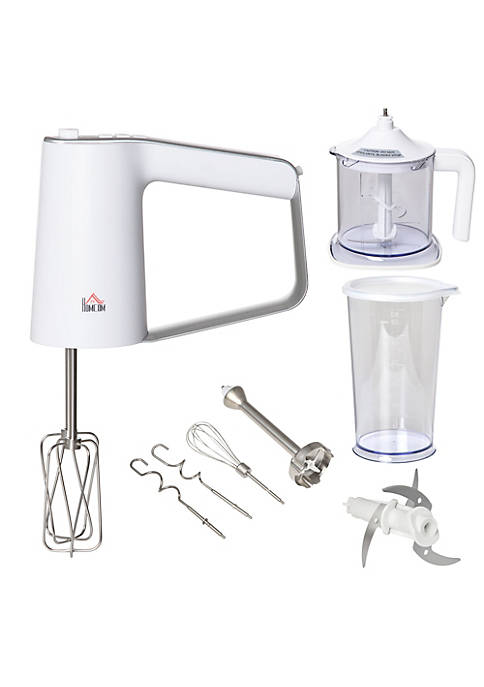 HOMCOM 5 in 1 Electric Hand Mixer 300W