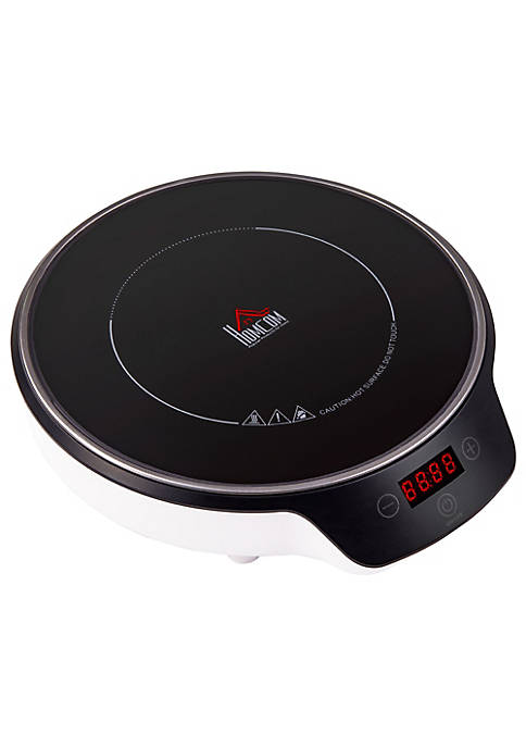 HOMCOM Portable Induction Cooktop 1500W Electric Countertop