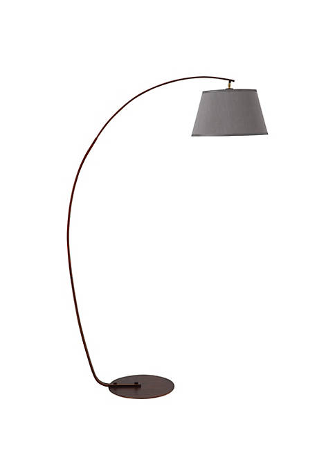 HOMCOM Arched Floor Lamp Modern Standing Lamp with