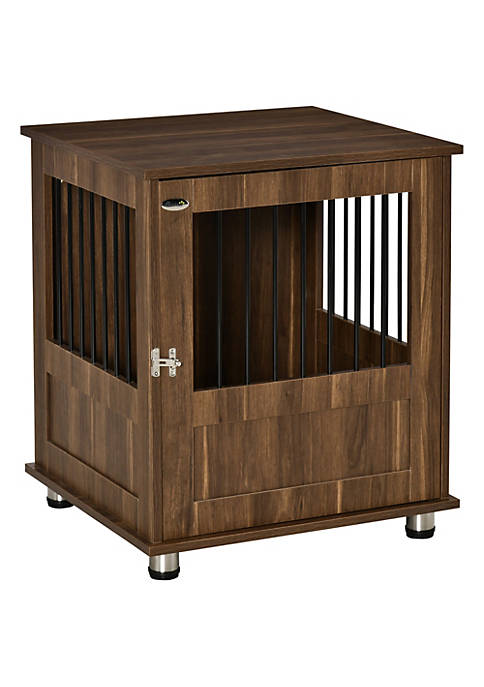 PawHut Furniture Dog Kennel Wooden End Table Small