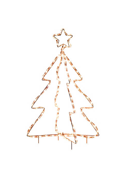 Outsunny 30&quot; Outdoor LED Christmas Tree Rope Lights