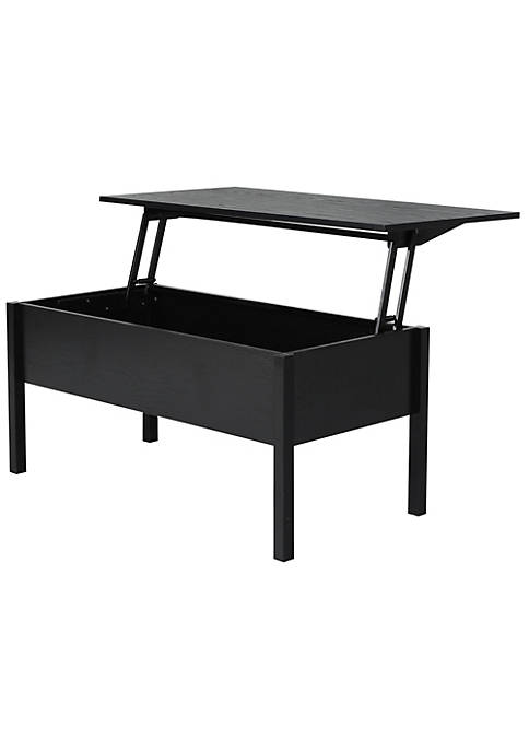 HOMCOM 39&quot; Modern Lift Top Coffee Table Desk