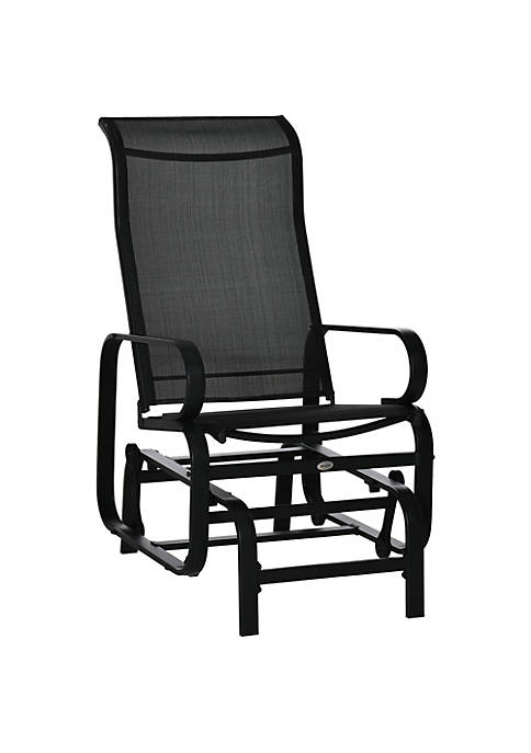 Outsunny Gliding Lounger Chair Outdoor Swinging Chair with