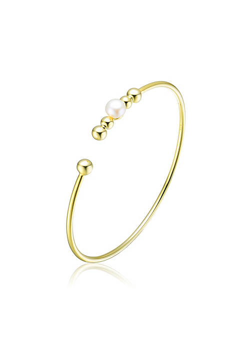 Rozzato .925 Sterling Silver With Gold Plated Freshwater