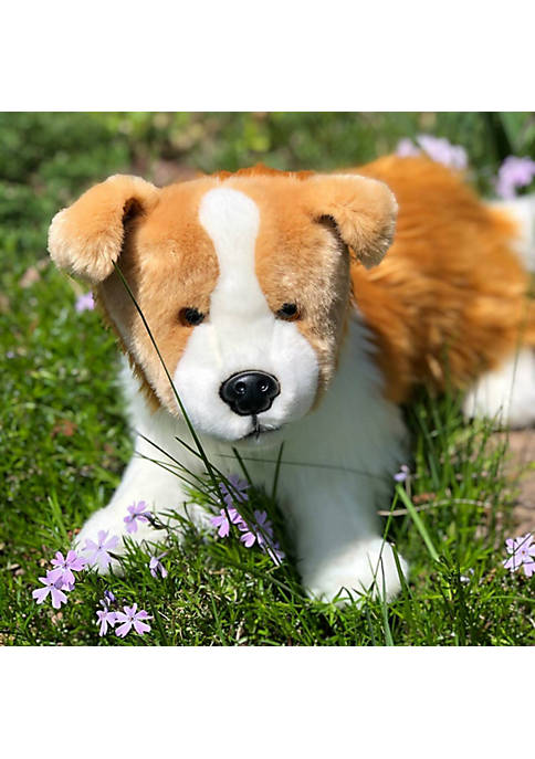 Auswella Zelda Red Border Collie Plush Dog