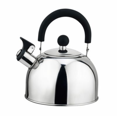 Kate Spade New York Deco Dot 2.5 qt. Stainless Steel Whistling Stovetop  Kettle