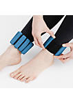 Set of 2 1lb  Adjustable Wearable Wrist & Ankle Weights - White