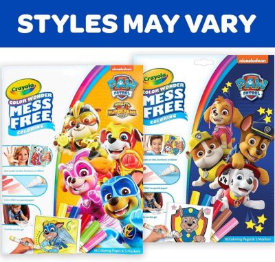 Crayola Paw Patrol Color Wonder, Ready Race Rescue, Mess Free Coloring  Pages & Markers