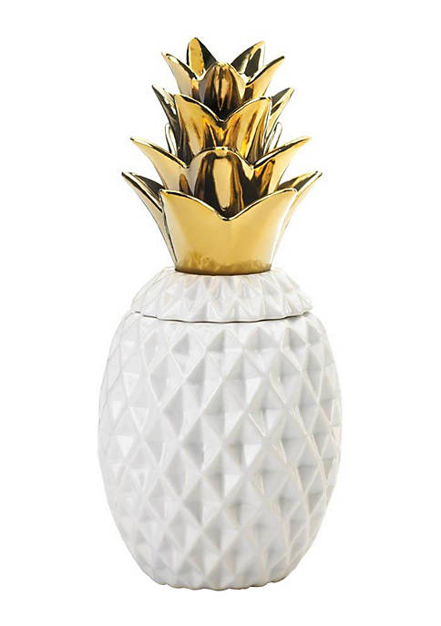 Accent Plus Home Modern Decorative 13&quot; Gold Topped