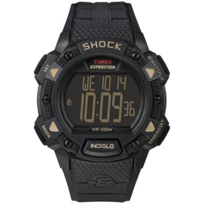 Timex Men's Expedition Shock Chrono Alarm Timer - Black -  753048426119