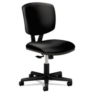 Hon Company Volt Series Task Chair With Synchro-Tilt, Black Leather -  782986472315