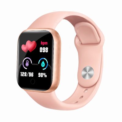 Lenawee Moda Women's Anti-Lost Sport Smart Watch I6 Gps Smart Band Fitness Tracker Heart Rate Monitor - Pink