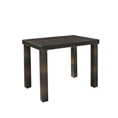 Crosley Furniture Palm Harbor Outdoor Wicker High Dining Table Brown -  710244287388