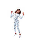 Sleep On It Girls Elegant Butteflies Super Soft Snug Fit 2-Piece Pajama Sleep Set