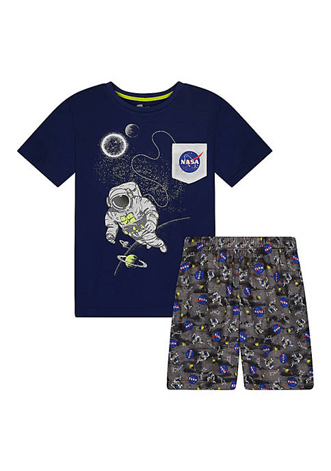 Sleep On It Boys NASA Astronaut 2-Piece Pajama