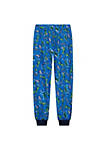 Sleep On It Boys Glow In The Dark Level Up 2-Piece Pajama Sleep Pants Set