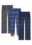 Sleep On It Boys 3 Pack Pajama Pants - Sports and Dinos