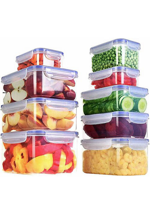 Kitcheniva 18-Piece Plastic Food Container Set