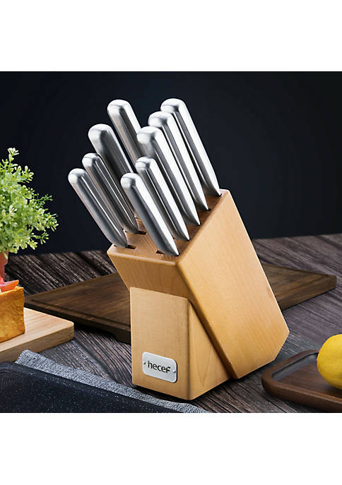 Kitcheniva 10-Piece Stainless Steel Kitchen Knife Set