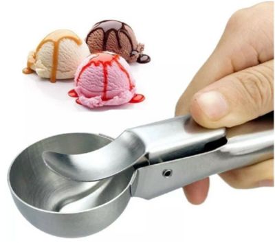 Kitcheniva Stainless Steel Ice Cream Scoops With Trigger Handle