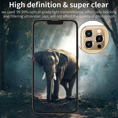 Reiko Diamond Camera Lens Protector, Diamond Tempered Glass Camera