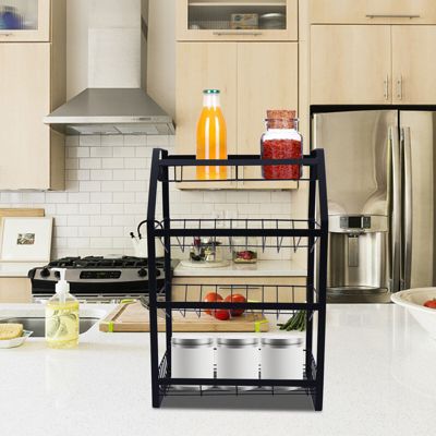 Kitcheniva Bamboo Spice Rack Countertop Organizer, 3 Tier