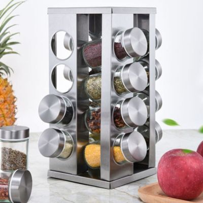 KitchenArt Gray Kitchen Spice Racks