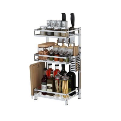 Kitcheniva Bamboo Spice Rack Countertop Organizer, 3 Tier