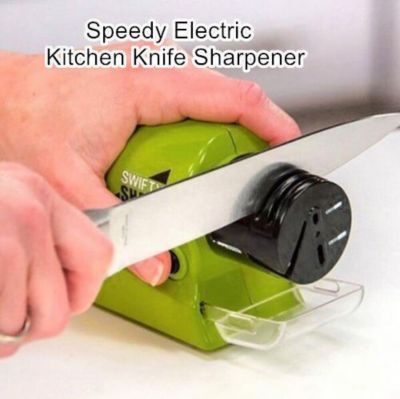 Zulay Kitchen 3 Stage Knife Sharpener & Cut - Resistant Glove