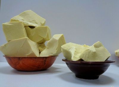 Kitcheniva Pure Cocoa Butter Raw Organic Natural Unrefined (Size: 5 Lbs), Yellow -  660251544953