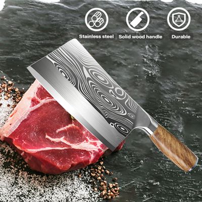 Wolfgang Starke™ Engraved 6.5 Cleaver Knife