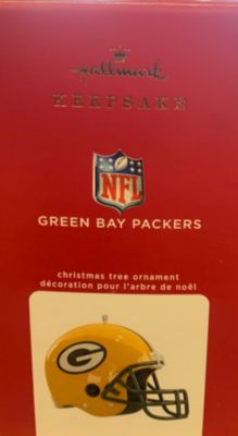 2021 Green Bay Packers, Helmet, NFL | QSR1154 | Hallmark Ornaments .com