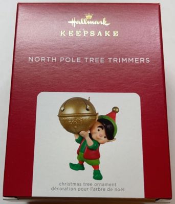 Hallmark 2021 North Pole Tree Trimmers Christmas Ornament New With Box -  763795658916
