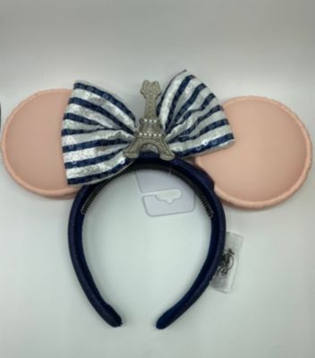 Disney Parks Epcot France Macaroons Tower Eiffel Minnie Bow Headband New -  400918965093