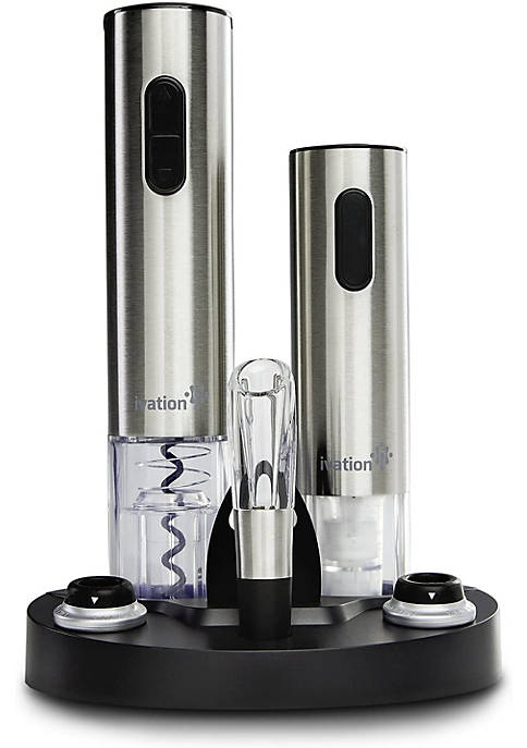 Ivation Wine Gift Set, Includes Stainless Steel Electric