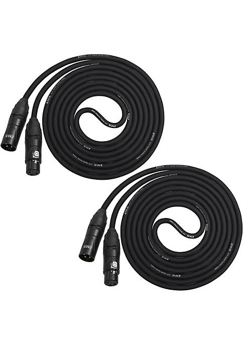 LyxPro Cable Pack: 2 Black