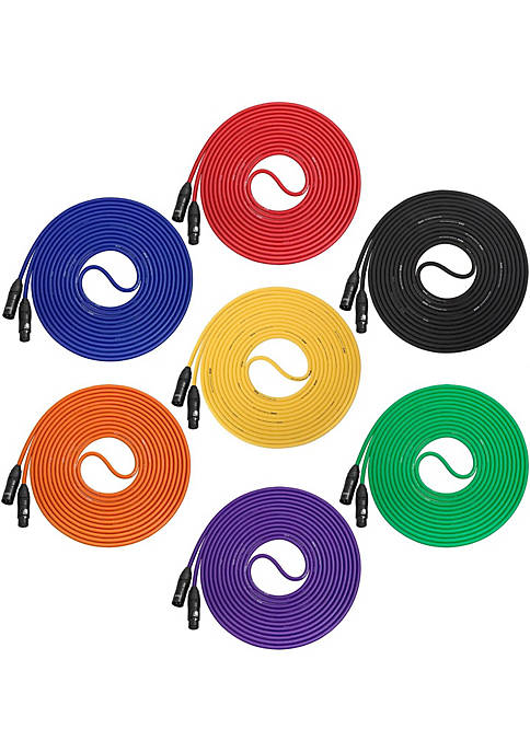 LyxPro Cable Pack LCS Premium Series 7-Pack Multi