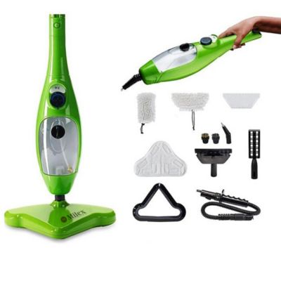 1100W Handheld Detachable Steam Mop with LED Headlights | Costway