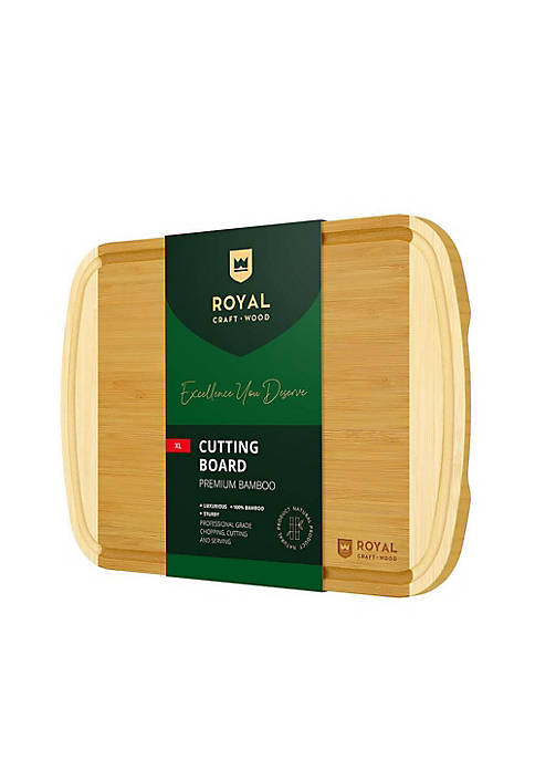 Royal Craft Wood Two Tone Cutting Board XL